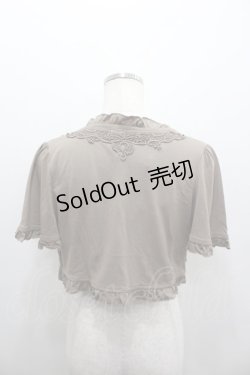 画像3: axes femme / レースデザインボレロ  ブラウン I-26-02-11-043-AX-TO-SA-ZI