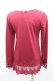画像4: axes femme / 袖口ガーデンロングインナー M 濃ピンク I-26-02-11-045-AX-TO-SA-ZI (4)
