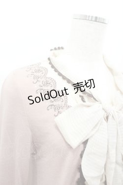 画像2: axes femme / ギンガムチェックリボンスカラップ刺繍カーデデザインカットソー  ピンクＸブラウン I-26-02-11-047-AX-TO-SA-ZI