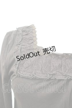 画像2: axes femme / モチーフレース付インナープルオーバー M チャ I-26-02-11-056-AX-TO-SA-ZI