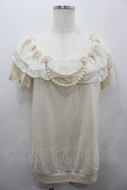 画像1: axes femme / お花ＸパールPO M キナリ I-26-02-11-007-AX-TO-SA-ZI