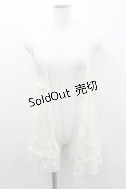 画像1: TRALALA / 総レースジレ  白 I-26-02-11-065-LO-TO-SA-ZI