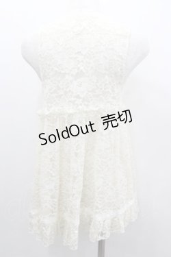 画像3: TRALALA / 総レースジレ  白 I-26-02-11-065-LO-TO-SA-ZI