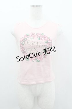 画像1: LIZ LISA / 薔薇ロゴタンク  ピンク I-26-02-11-066-LO-TO-SA-ZI