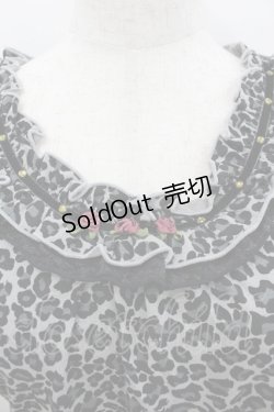 画像2: axes femme / 巻き薔薇レオパードタンク M グレー I-26-02-11-074-AX-TO-SA-ZI