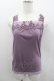 画像1: axes femme / フラワーレースタンク  パープル I-26-02-11-076-AX-TO-SA-ZI (1)