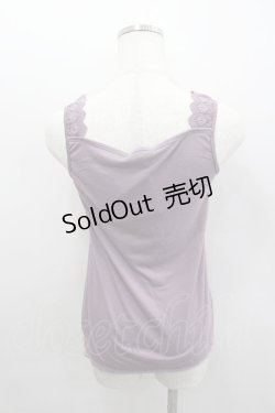 画像3: axes femme / フラワーレースタンク  パープル I-26-02-11-076-AX-TO-SA-ZI