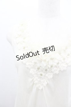 画像2: axes femme / フラワーレースタンク  白 I-26-02-11-079-AX-TO-SA-ZI