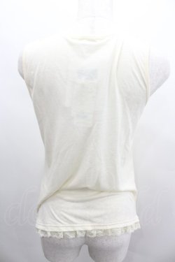 画像3: axes femme / フラワーレースタンク  白 I-26-02-11-079-AX-TO-SA-ZI