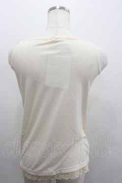 画像3: axes femme / フラワーレースタンク  アイボリー I-26-02-11-081-AX-TO-SA-ZI