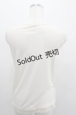 画像3: axes femme / フラワーレースタンク  アイボリー I-26-02-11-081-AX-TO-SA-ZI