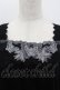 画像2: axes femme / フラワーレースタンク  黒 I-26-02-11-082-AX-TO-SA-ZI (2)
