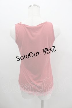 画像3: axes femme / 胸元巻き薔薇タンク  濃ピンク I-26-02-11-085-AX-TO-SA-ZI