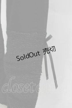 画像3: axes femme / 裾ラメニット切り替えレギンス  黒 I-26-02-11-088-AX-PA-SA-ZI