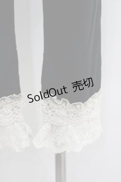 画像3: axes femme / カギ針使い七分丈スパッツ  黒Ｘ白 I-26-02-11-089-AX-PA-SA-ZI