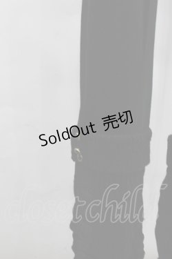 画像2: axes femme / ニットアームカバー切り替えレギンス  黒 I-26-02-11-093-AX-PA-SA-ZI