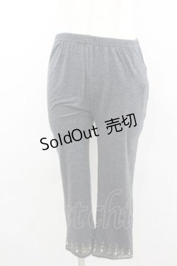 画像1: axes femme / レースプリントスパッツ  グレーＸゴールド I-26-02-11-094-AX-PA-SA-ZI