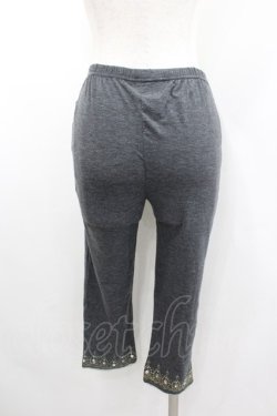 画像3: axes femme / レースプリントスパッツ  グレーＸゴールド I-26-02-11-094-AX-PA-SA-ZI