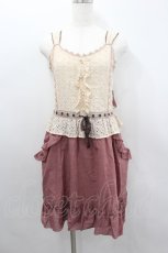 画像1: axes femme / ビスチェドッキングOP M アワピンク I-26-02-11-106-AX-OP-SA-ZI (1)