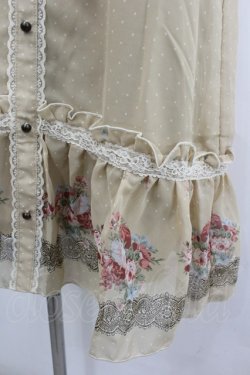 画像2: axes femme / お花ボーダードット柄チュニック  ベージュ I-26-02-11-116-AX-OP-SA-ZI