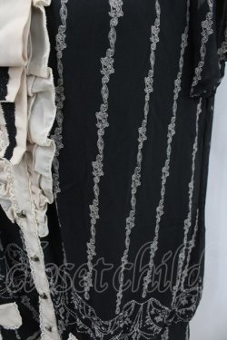 画像2: axes femme / シャンデリア柄ブラウスチュニ M クロ I-26-02-11-117-AX-OP-SA-ZI