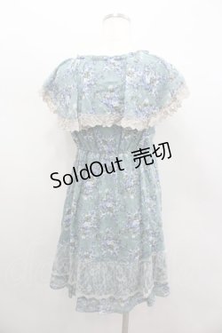 画像3: axes femme / スカーフ柄花柄チュニ M グリーン I-26-02-11-122-AX-OP-SA-ZI