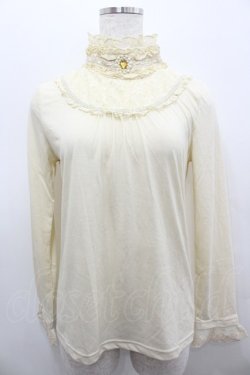 画像1: axes femme / チョーカー風フリルタートル  キナリ I-26-02-11-015-AX-TO-SA-ZI