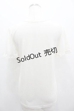 画像3: axes femme / ローズモチーフフリルトップス  アイボリー I-26-02-11-016-AX-TO-SA-ZI