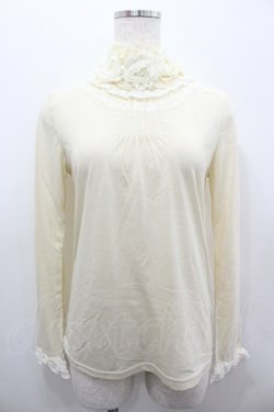 画像1: axes femme / 首元ローズタートル  アイボリー I-26-02-11-020-AX-TO-SA-ZI