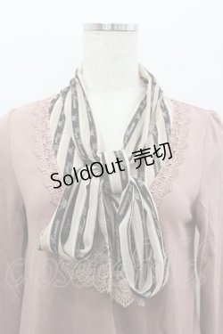 画像2: axes femme / レジメ柄ボータイPO  アワピンク I-26-02-11-026-AX-TO-SA-ZI