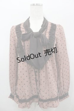 画像1: axes femme / デシンドット柄BL M コイピンク I-26-02-11-027-AX-BL-SA-ZI