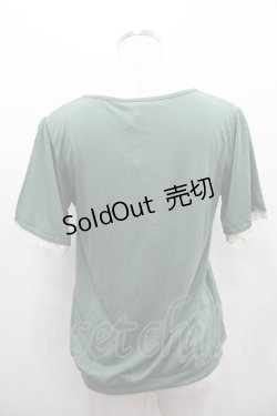 画像3: axes femme / 刺繍入りブロッキングPO M グリーン I-26-02-11-030-AX-TO-SA-ZI