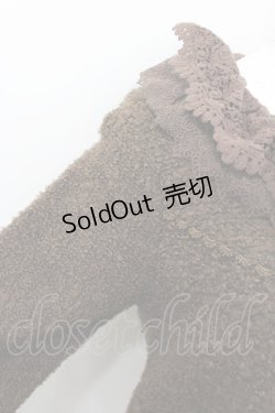 画像2: axes femme / ボアジップアップカーデ  ブラウン I-26-02-13-034-AX-TO-SA-ZI