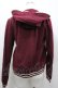 画像3: axes femme / ラインリブ使いパーカージャケット  ボルドー I-26-02-13-035-AX-TO-SA-ZI (3)