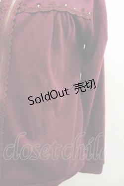 画像2: axes femme / バックレースアップパーカー  ボルドー I-26-02-13-038-AX-TO-SA-ZI