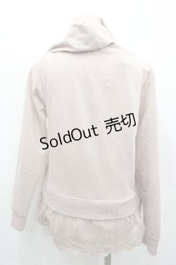 画像3: axes femme / バックチュールレースパーカー  ピンク I-26-02-13-040-AX-TO-SA-ZI