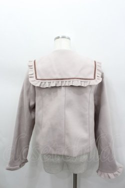 画像2: m petit by misako / セーラー襟ショートコート M ピンク I-26-02-13-004-LO-CO-TE-ZI