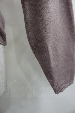 画像3: axes femme / フラワーモチーフ使いカーディガン  ピンク I-26-02-13-044-AX-TO-SA-ZI