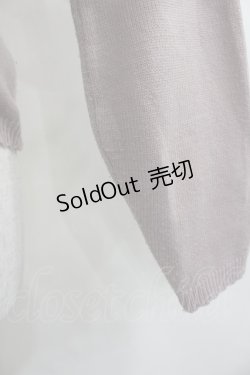 画像3: axes femme / フラワーモチーフ使いカーディガン  ピンク I-26-02-13-044-AX-TO-SA-ZI