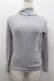 画像1: axes femme / 袖口デザインリブタートルプルオーバー  グレー I-26-02-13-049-AX-TO-SA-ZI (1)