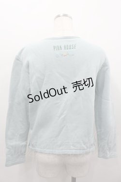 画像3: PINK HOUSE / ロゴpt&ワッペンカットカーディガン  サックス I-26-02-13-051-LO-TO-SA-ZI