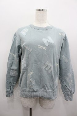 画像1: PINK HOUSE / ギンガムアルファベットアップリケスウェット  サックス I-26-02-13-055-LO-TO-SA-ZI