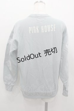 画像4: PINK HOUSE / ギンガムアルファベットアップリケスウェット  サックス I-26-02-13-055-LO-TO-SA-ZI