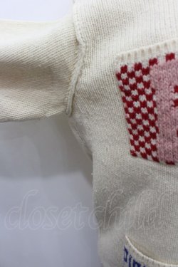 画像2: PINK HOUSE / ユニオンジャック編み込みカーディガン  アイボリー I-26-02-13-056-LO-TO-SA-ZI