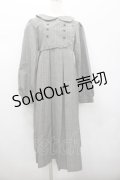 FLC / MINA*タータンチェックワンピース M グレーチェック I-26-02-13-063-LO-OP-SA-ZI