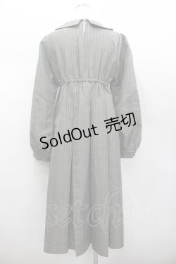 画像2: FLC / MINA*タータンチェックワンピース M グレーチェック I-26-02-13-063-LO-OP-SA-ZI