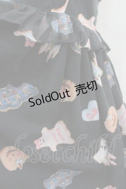 画像3: Emily Temple cute / ハロウィンpartyキャミソールワンピース  ブラック I-26-02-13-065-ET-OP-SA-ZI