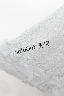 画像2: axes femme / ファー付きニットケープ  グレー I-26-02-13-007-AX-TO-SA-ZI