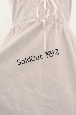 画像2: axes femme / バラ柄ふくれジャガードチュニ  ピンク I-26-02-13-070-AX-TO-SA-ZI