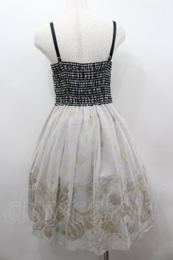 画像3: Emily Temple cute / ギンガム&パーティセットノースリーブワンピース  黒Ｘ白 I-26-02-13-071-ET-OP-SA-ZI